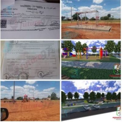 Denuncian presuntos desvíos en la construcción de una plaza en Capitan Bado
