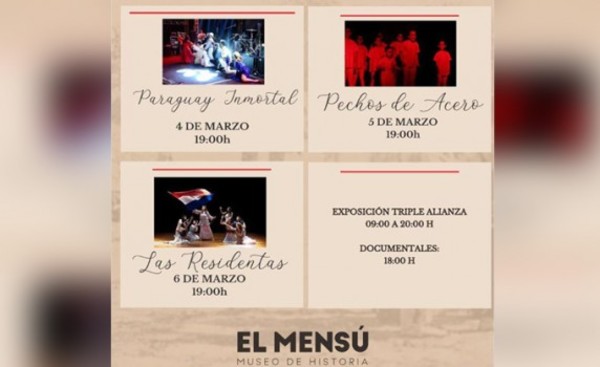 Obra "Paraguay Inmortal" se estrena esta noche en museo "El Mensú"