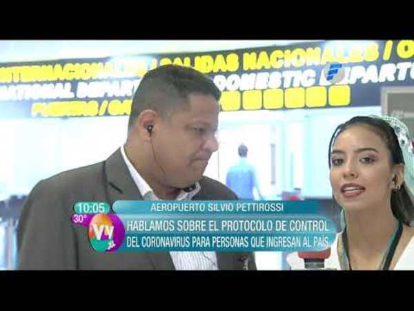 Protocolo de seguridad en el Aeropuerto para evitar el ingreso del Coronavirus