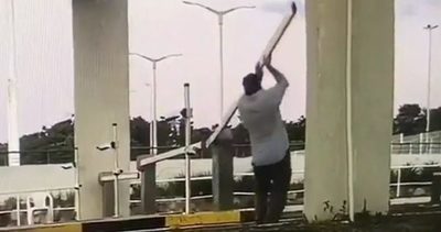 Captan a prepotente rompiendo barrera de aeropuerto | Noticias Paraguay