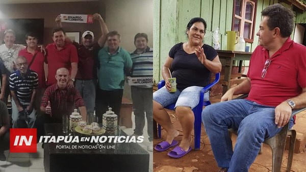 FLORENTIN RATIFICA CANDIDATURA A LA INTENDENCIA DE ENCARNACIÓN