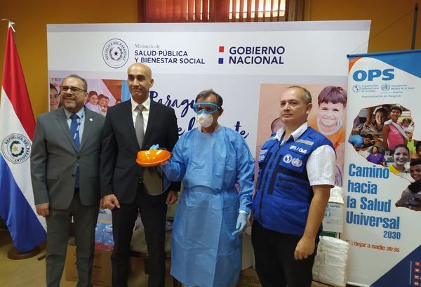 Coronavirus: OPS entrega 7000 equipos de protección al Ministerio de Salud