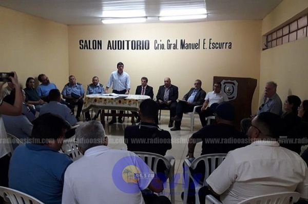 Viceministro de Asuntos Políticos preside reunión de Mesa de Seguridad para Periodistas en Pedro Juan