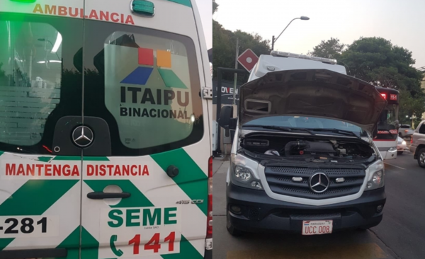 HOY / Criminal desidia: ambulancia del SEME descompuesta en plena emergencia