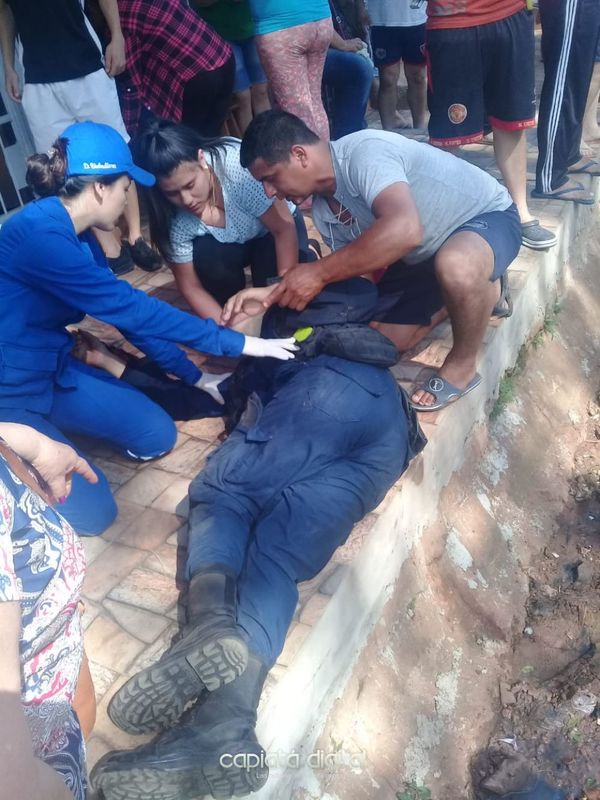 Dos policías gravemente heridos en accidente en Rojas Cañada