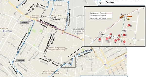 Metrobús: MOPC dispondrá mañana de más tramos alternativos