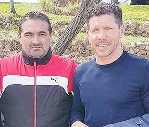 “Toro” Acuña se encontró con Diego Simeone | Crónica