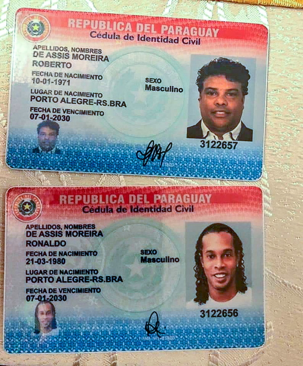 Ronaldinho Gaúcho es investigado por uso de documentos falsos