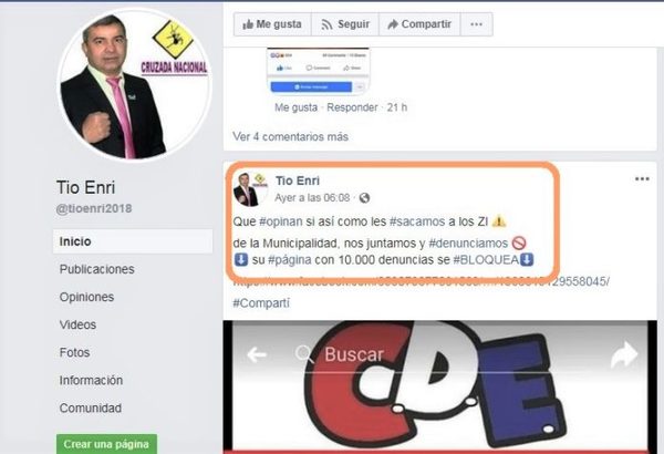 Denuncian intentos de censura en CDE - Informate Paraguay