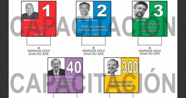 Candidatos a intendentes y concejales de San Lorenzo del Campo Grande 2015