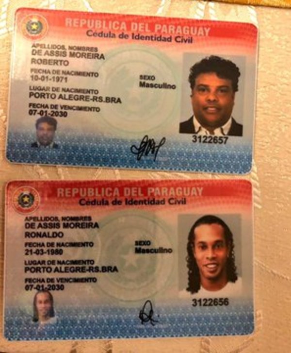 Escándalo: Detienen a "Ronaldinho" por ingresar al país con pasapor falso