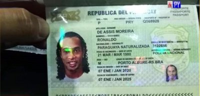 Pasaporte de Ronaldinho es documento auténtico con contenido falso | Noticias Paraguay