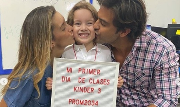 El hijo de Carlitos Ortellado ya va a la escuela