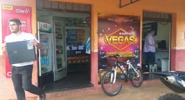 Intervienen locales de apuestas deportivas en Pedro Juan Caballero