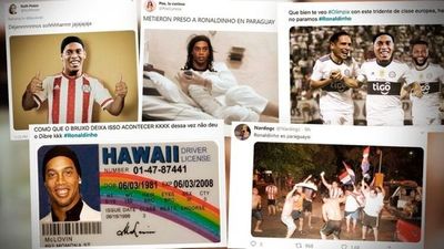 Las redes sociales se llenaron de memes tras la detención de Ronaldinho por usar un pasaporte adulterado en Paraguay