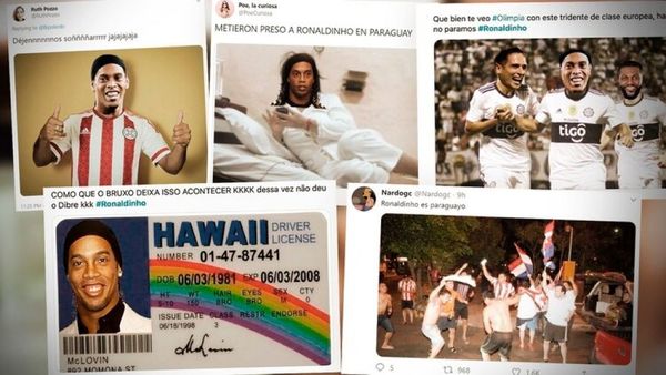 Las redes sociales se llenaron de memes tras la detención de Ronaldinho por usar un pasaporte adulterado en Paraguay