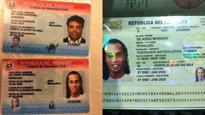 HOY / Detienen a sospechosas de retirar pasaporte de Ronaldinho