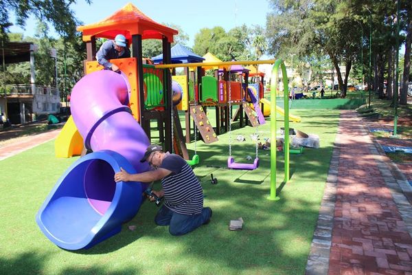 Parque inclusivo en espacio público culminará en breve