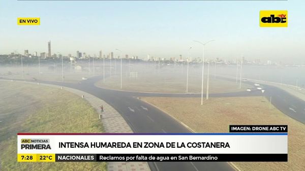 Intensa humareda en zona de la Costanera - ABC Noticias - ABC Color