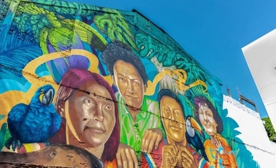HOY / El mural más grande de Asunción hace un llamado al Desarrollo Sostenible
