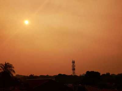 Humareda en el ambiente sería a causa de incendios en el sur » Ñanduti