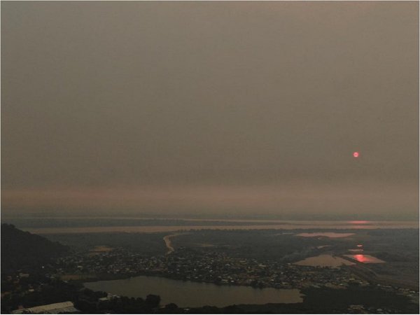 Incendios provocan intensa humareda que se extiende a Asunción y Central