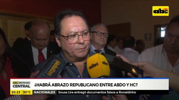 ANR: ¿Habrá abrazo republicano entre Abdo y HC? - ABC Noticias - ABC Color