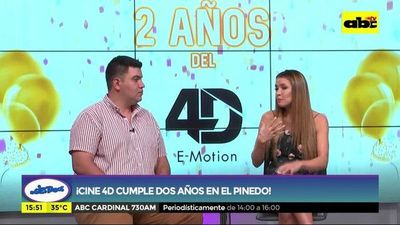 ¡Cine 4D cumple dos años en el Pinedo! - Ensiestados - ABC Color