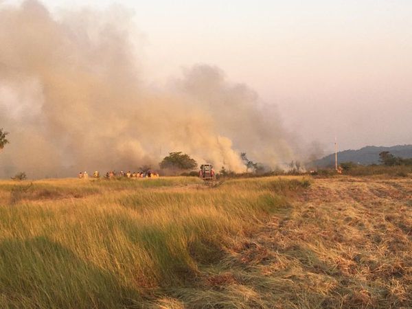 Gran incendio causó preocupación