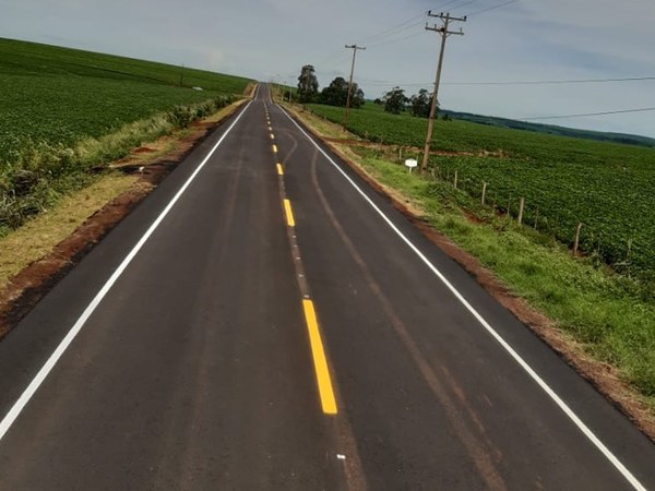 Alto Paraná: asfaltado del tramo Raúl Peña-Ruta PY06 será inaugurado hoy - ADN Paraguayo