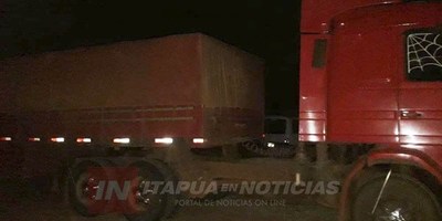 EN GUAIRÁ RECUPERAN CAMIÓN GRANELERO ROBADO EN ASALTO