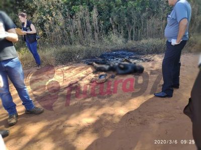 Hallan cuerpo calcinado de una persona en Ponta Porã