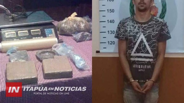 MICROTRAFICANTE DE DROGAS CONDENADO A 7 AÑOS DE CÁRCEL