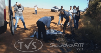 Hallan un cadáver calcinado en Ponta Porã