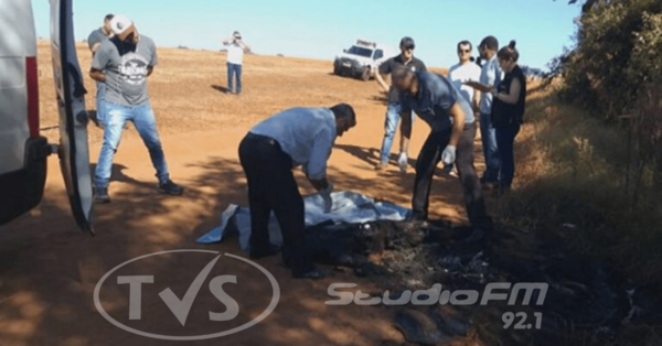 Hallan un cadáver calcinado en Ponta Porã