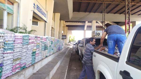 ADUANA DESTRUYÓ MILES DE HUEVOS INCAUTADOS