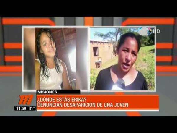 Adolescente desaparecida en Santa Rosa Misiones