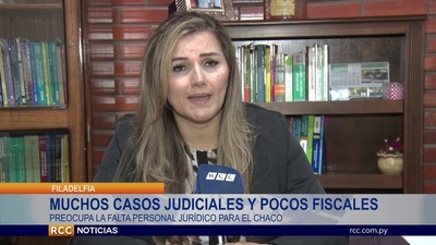 MUCHOS CASOS JUDICIALES Y POCOS AGENTES FISCALES EN BOQUERÓN