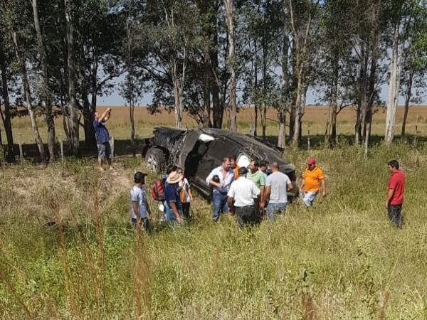 Diputado Soroka volcó en Misiones, sufrió heridas leves - Nacionales - ABC Color