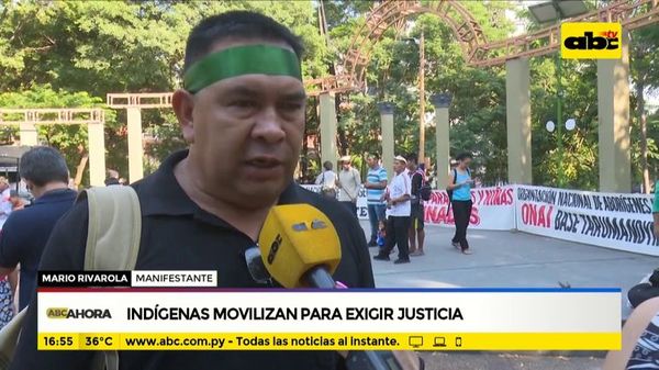 Indígenas se movilizarán para pedir justicia - ABC Noticias - ABC Color