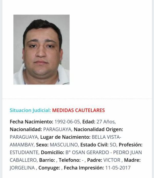 Sujeto con arresto domiciliario en casa de concejal sería un peligroso delincuente - Nacionales - ABC Color