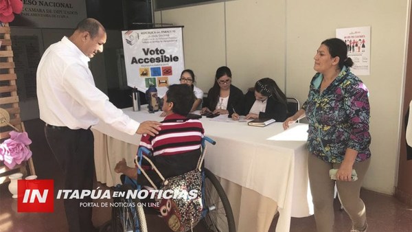 CONTINÚA LA RECEPCIÓN DE SOLICITUDES DE «VOTO EN CASA Y MESA ACCESIBLE»