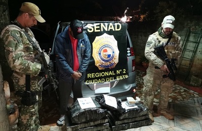 Senad saca de circulación 7.500 dosis de crack en Hernandarias