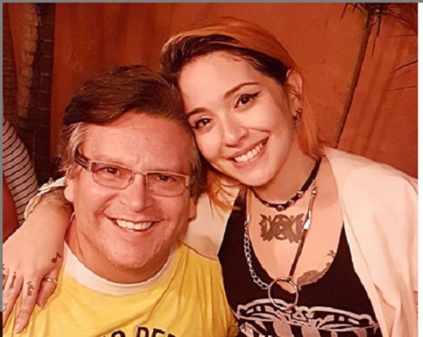 Mili Brítez, orgulloso de Andrea Valobra