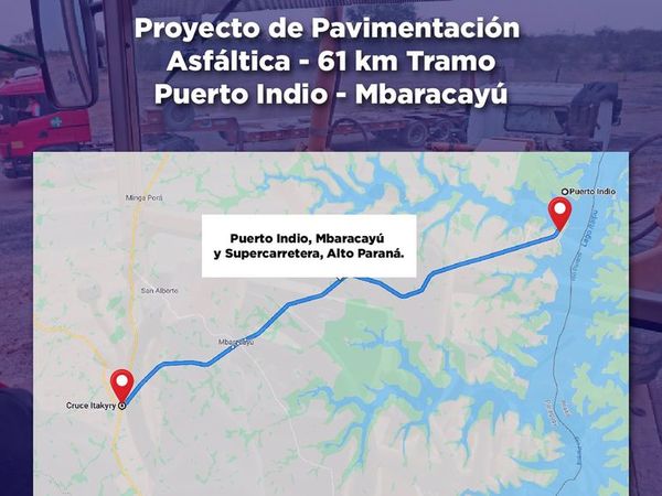 Aprueban fondos para el anhelado asfalto de Mbaracayú - ABC en el Este - ABC Color