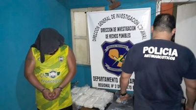 Policía se incauta de 9 kilos de cocaína en Presidente Franco