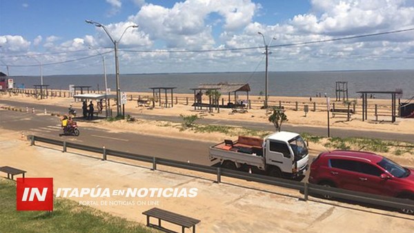 REPARAN SISTEMA LUMÍNICO DE LA COSTANERA DE CARMEN DEL PARANÁ