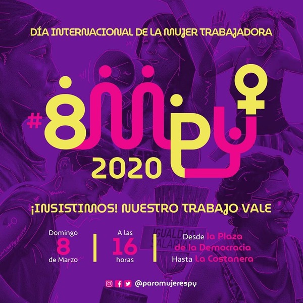 Mujeres se movilizan este 8M contra la precarización laboral | .::Agencia IP::.