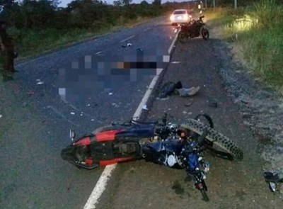 Colisión entre coche y moto sobre Ruta 11: muere una joven de 19 años y conductora del automóvil es liberada - ADN Paraguayo