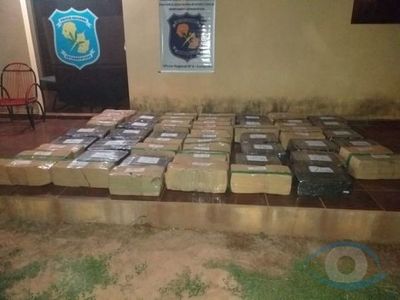 Incautan 918 kilos de marihuana en Curuguaty